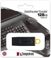 PENDRIVE DATA TRAVELER EXODIA DTX/128GB FLASH DRIVE CHIAVETTA USB 3.2 KINGSTON