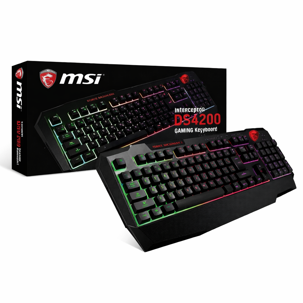 MSI Interceptor DS4200 – Tastiera Gaming Retroilluminata