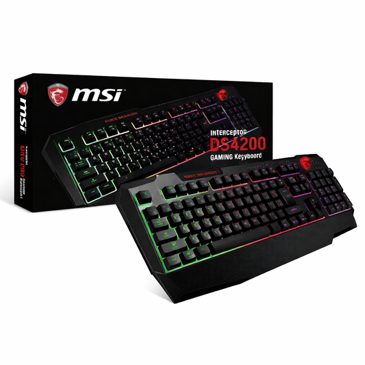 MSI Interceptor DS4200 – Tastiera Gaming Retroilluminata
