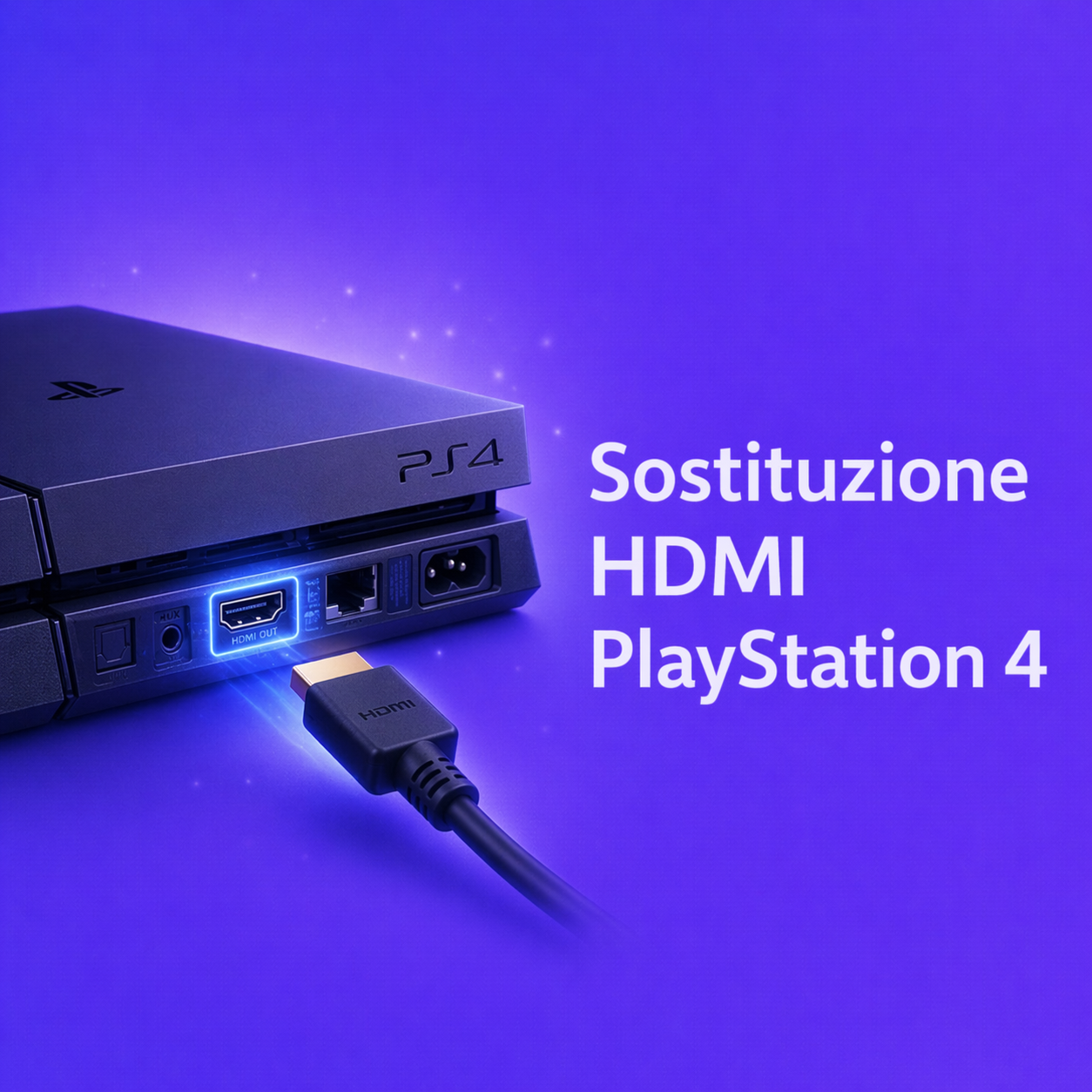 Sostituzione connettore HDMI Playstation PS4