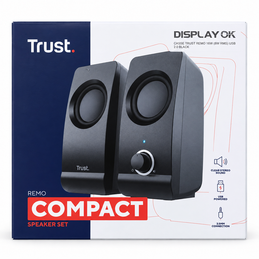 Trust Remo 2.0 set altoparlanti 8W RMS USB nero